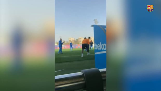 Ansu Fati returns to training